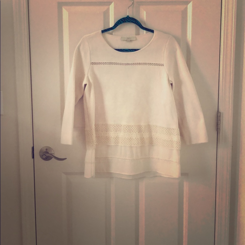 White sweater/top